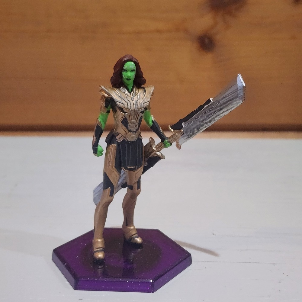 Disney Marvel What If? Gamora 4" PVC Cake Topper Figure Figurine Holiday Gift